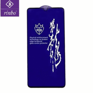 Samsung Galaxy A22 4G Rinbo Full Tempered Glass Screen Protector and Glass Screen Cleaner 1 Set